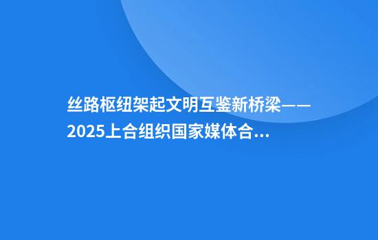 丝路枢纽架起文明互鉴新桥梁——2025上合组织国家媒体合作论坛效应观察